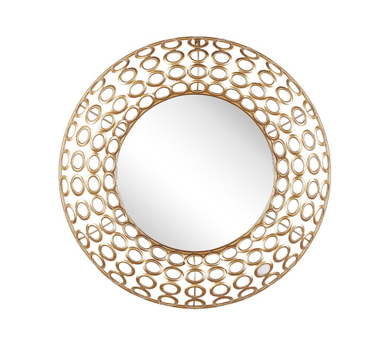 Miroir 80 Cm Doré Bourdon