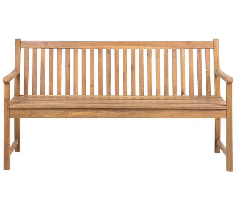 Banc Bois D'acacia Certifié 160 Cm Bois Clair Vivara