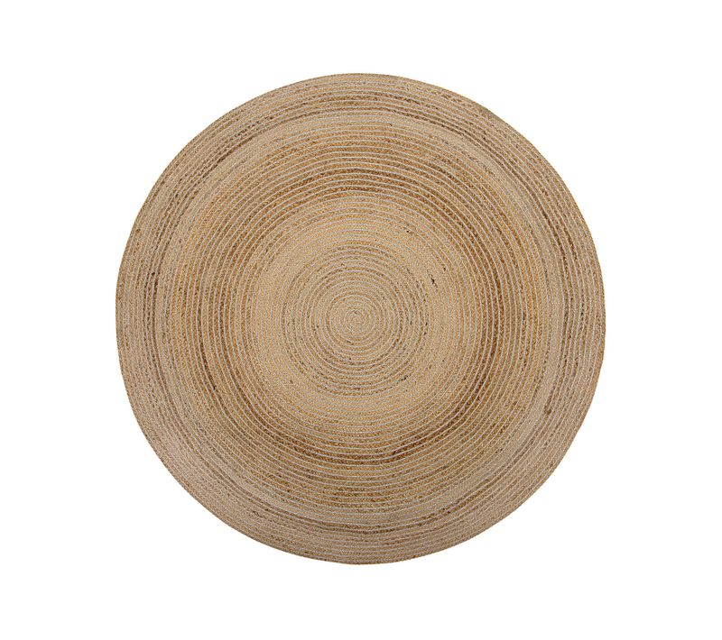Tapis Rond 140 Cm Beige Akbelen