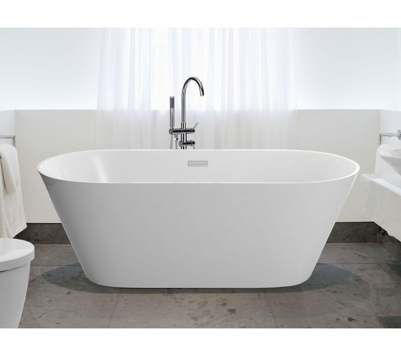 Baignoire Îlot Blanche 160 X 80 Cm Havana