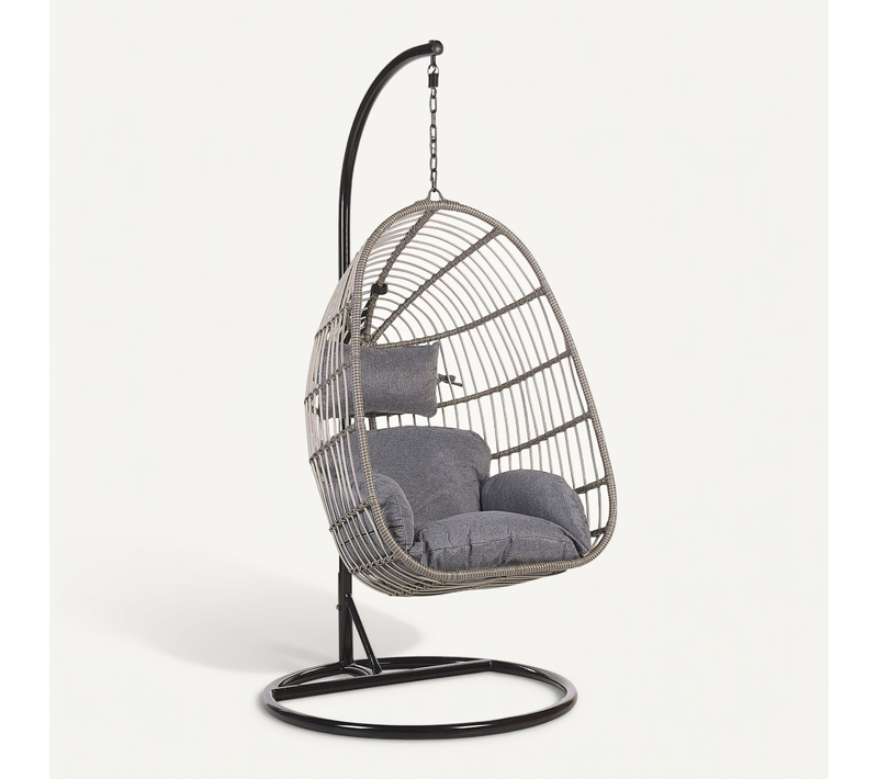 Chaise Porte-à-faux Gris Casoli