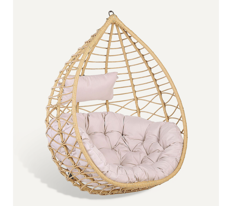 Chaise Porte-à-faux Naturel Arsita