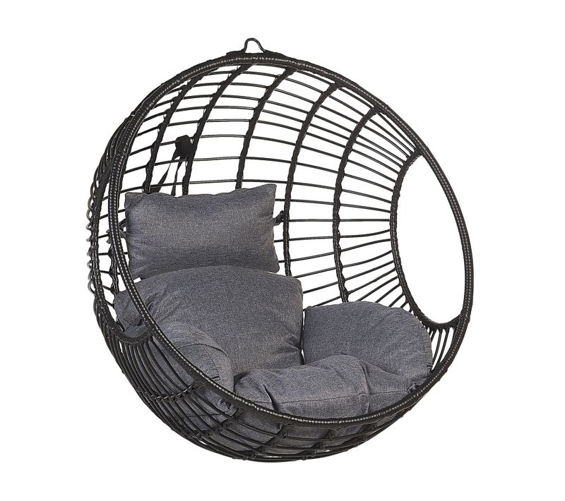 Chaise Porte-à-faux Noir Aspio