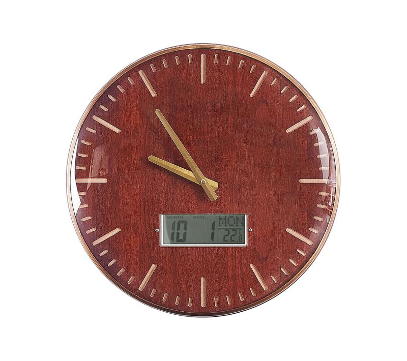 Horloge Murale Marron Doré Ø 43 Cm Brugg