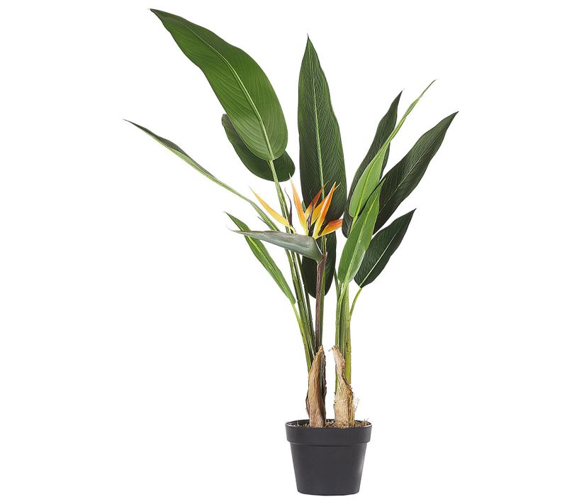 Plante Artificielle Oiseau De Paradis 115 Cm Avec Pot Strelitzia Tree
