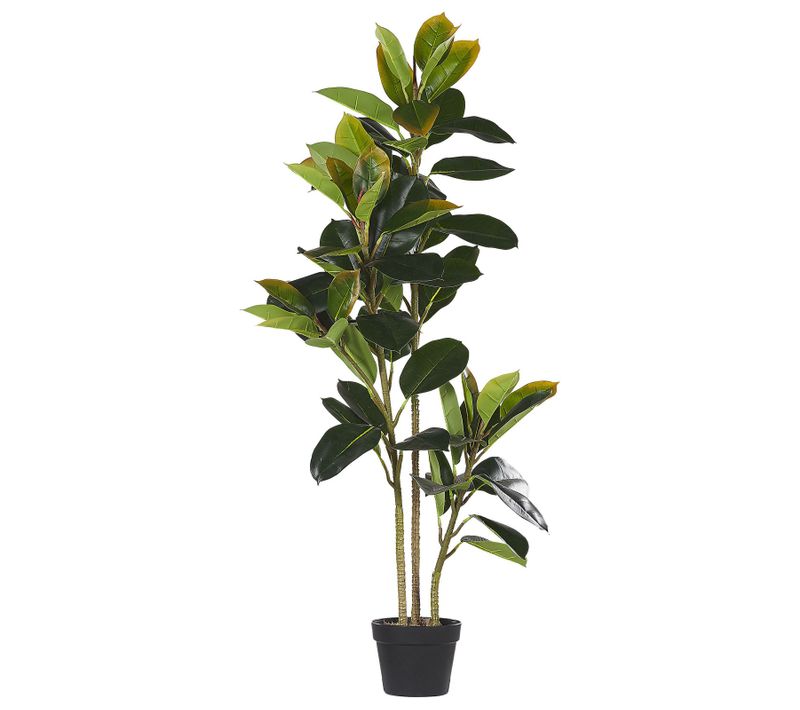 Plante Artificielle Figuier 134 Cm Avec Pot Ficus Elastica