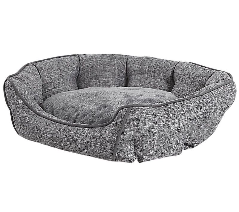 Lit Animal En Lin Gris 65 X 50 Cm Candir