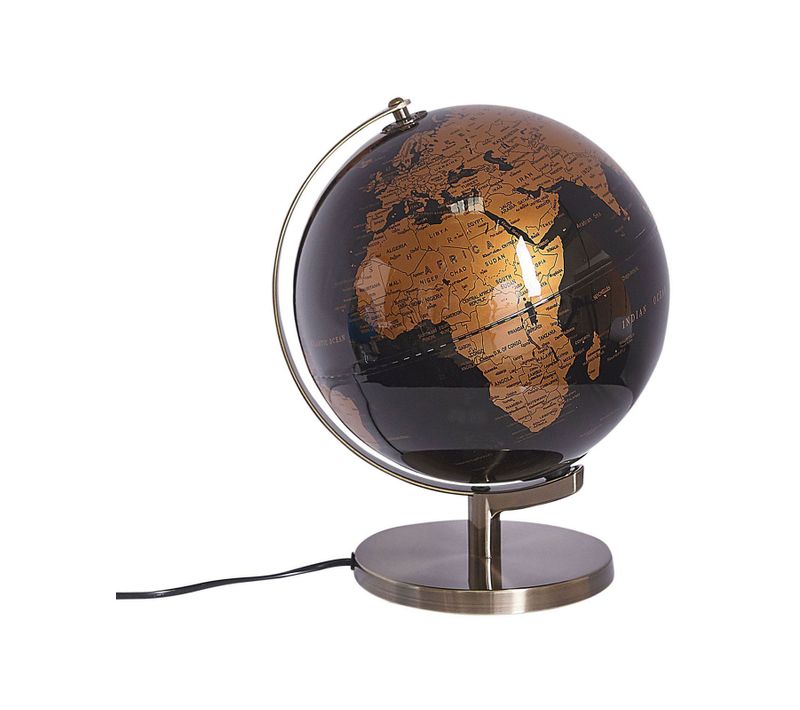 Globe Terrestre LED Noir Et Cuivré 32 Cm Magellan