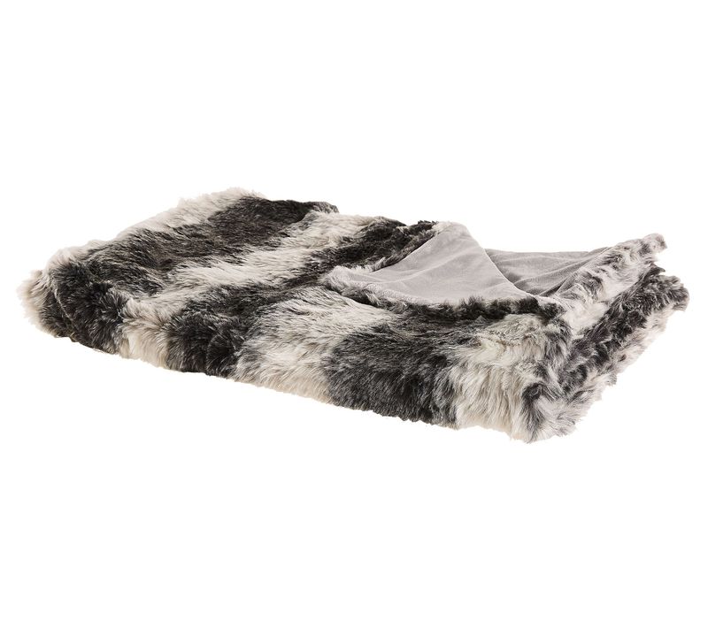 Couverture Taza Tissu 150 X 200 Cm Gris