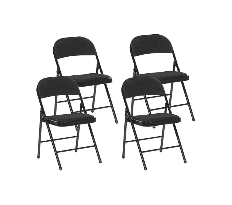 Chaise De Salle à Manger Set De 4 Noir Sparks