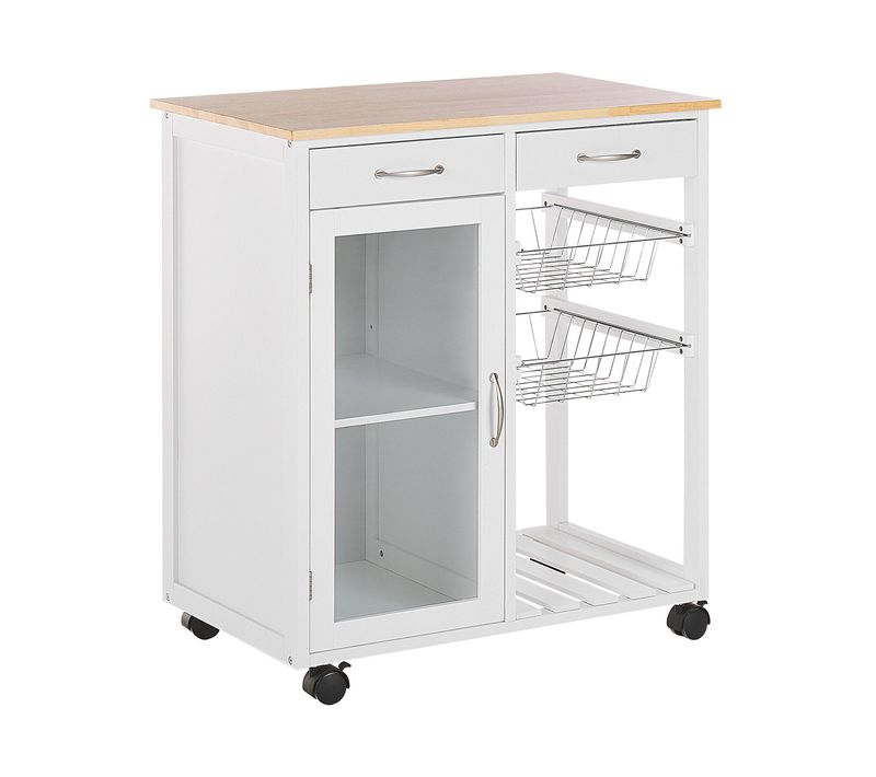 Desserte De Cuisine En Bois Blanc Boves