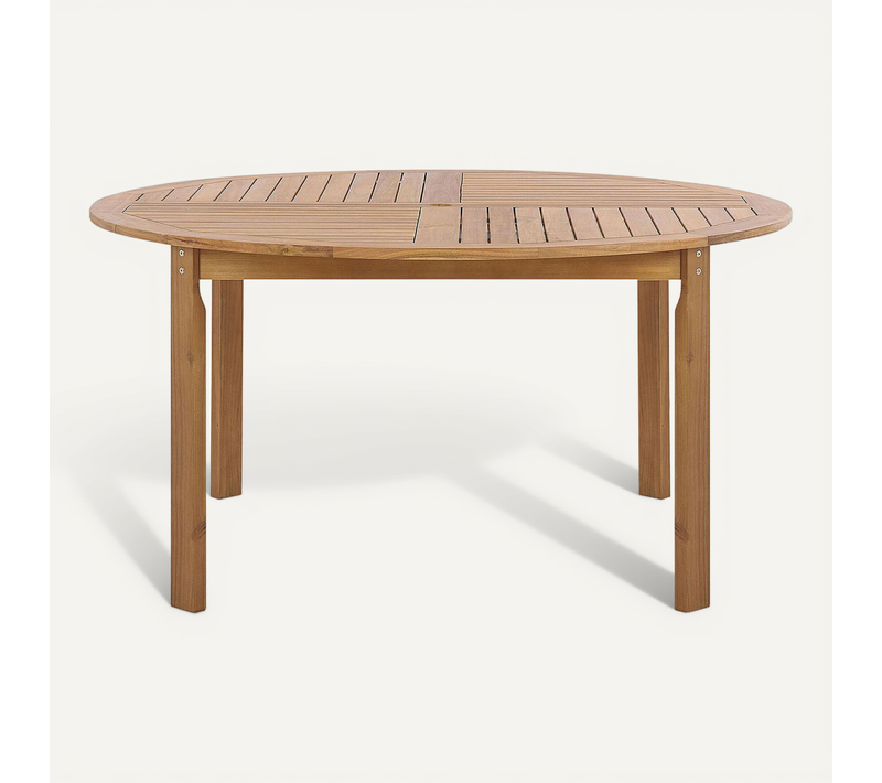 Table De Jardin Bois Solide Bois Clair Tolve