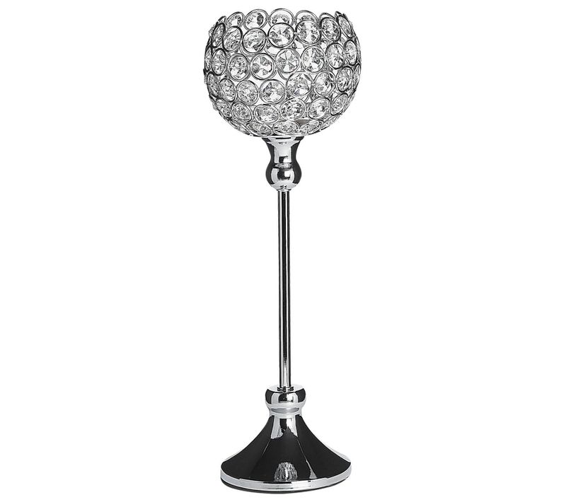 Bougeoir à Pied Argenté 27 Cm Esternay