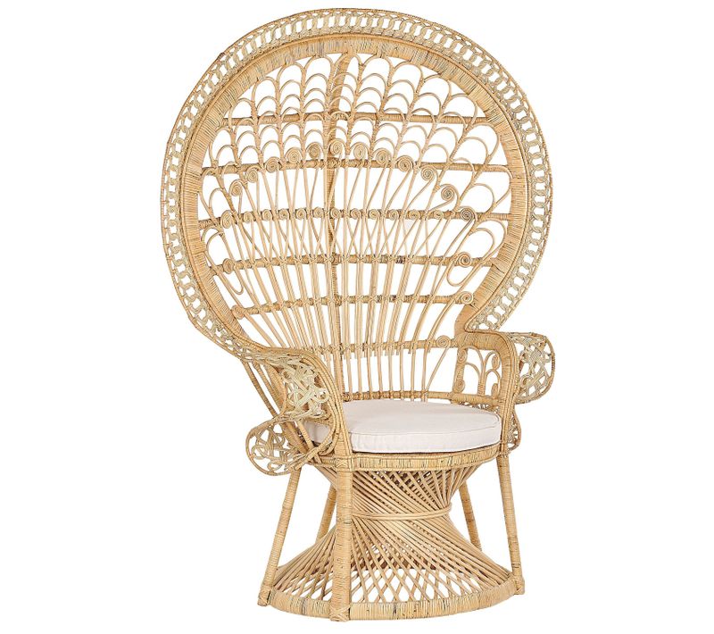 Chaise Paon Emmanuelle Rotin Naturel