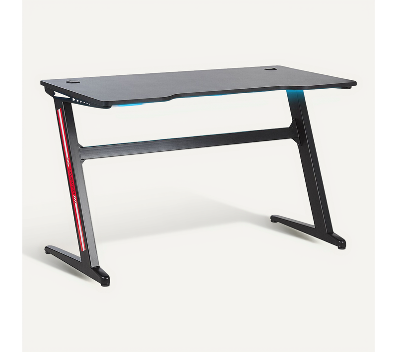 Bureau De Jeu 120 X 60 Cm Noir Darfur