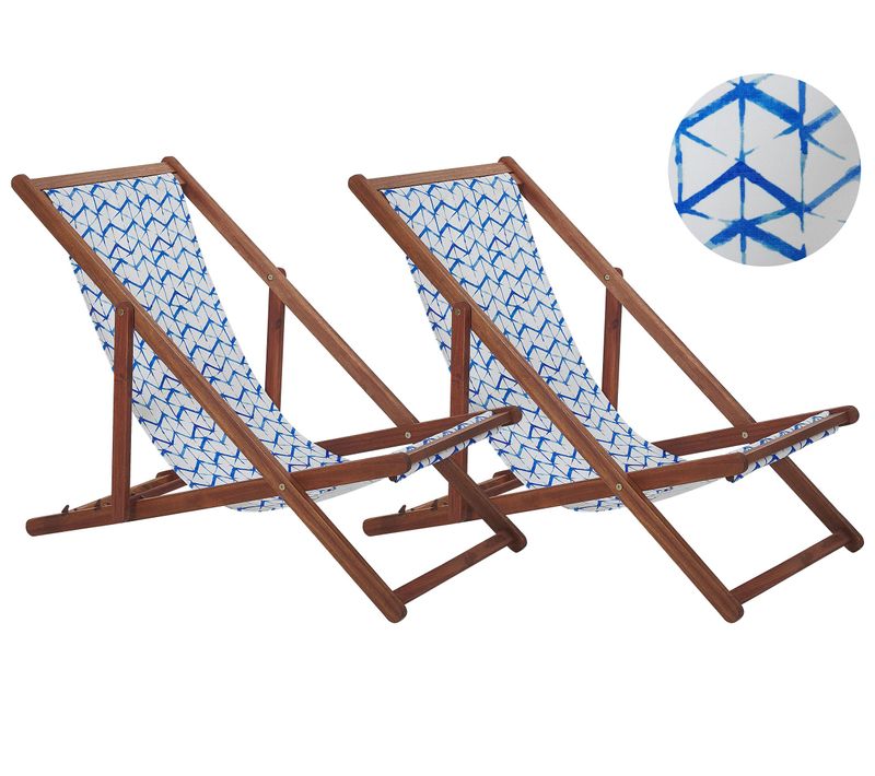 Chaise Longue Bois Marron Foncé Anzio