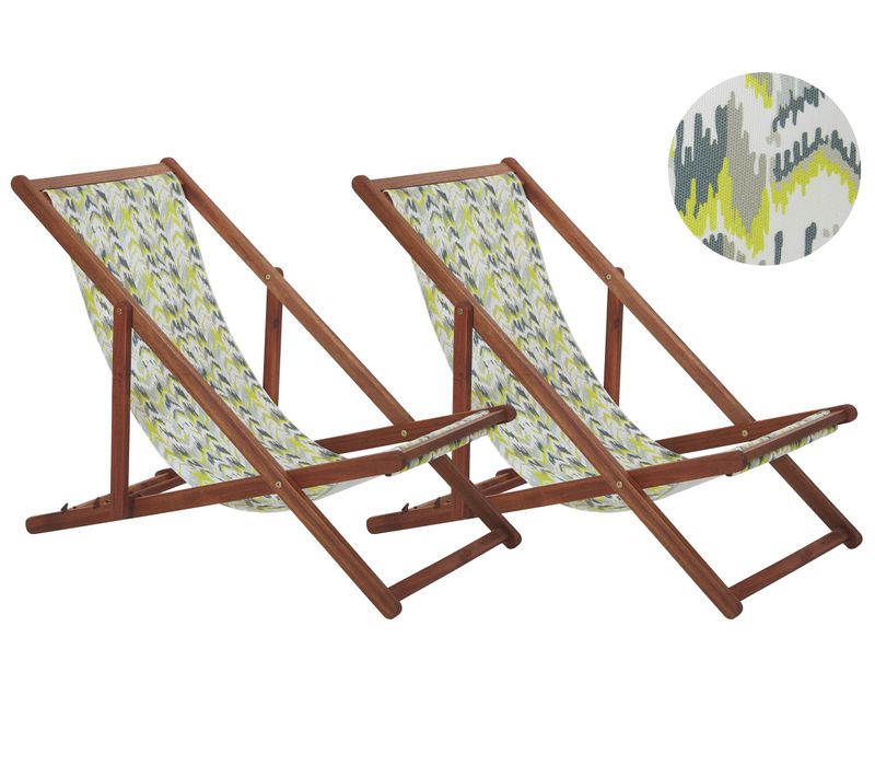 Chaise Longue Bois Marron Foncé Anzio