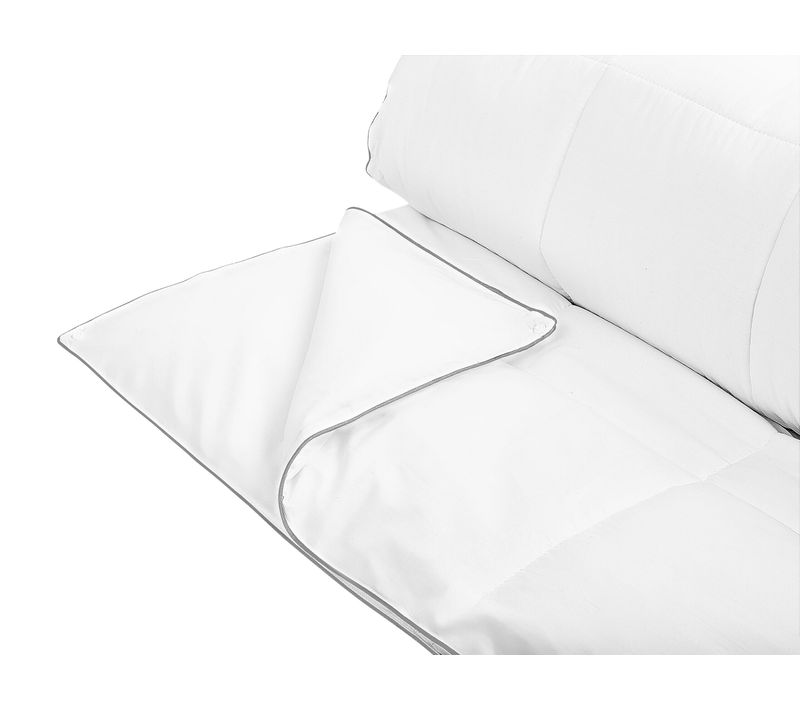 Couette Double Duvet En Coton Ciré 155 X 220 Teleno