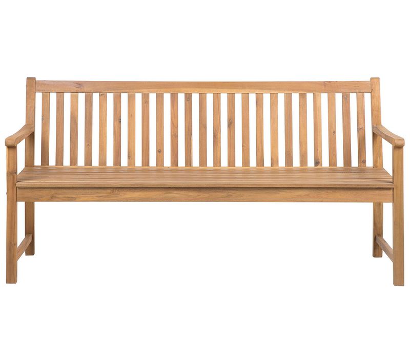 Banc Bois D'acacia Certifié 180 Cm Bois Clair Vivara
