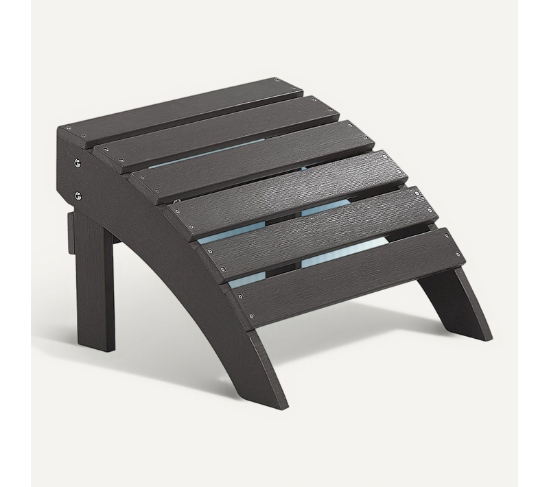 Chaise De Jardin Bois D'ingénierie Gris Foncé Adirondack