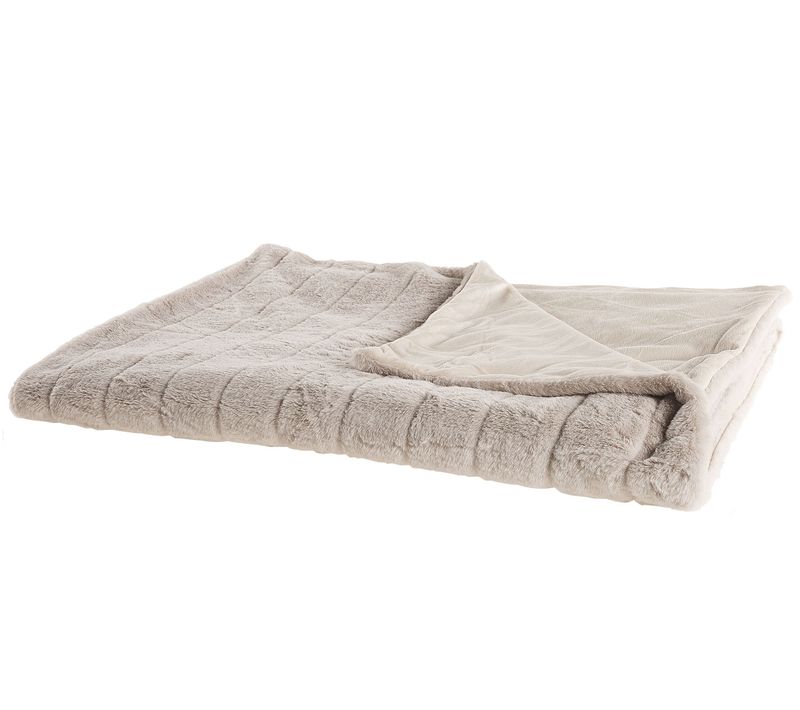 Plaid Beige 180 X 220 Cm Labyar