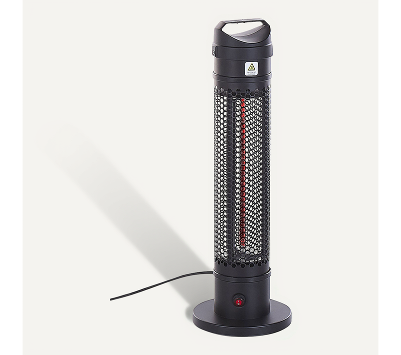 Chauffage Électrique D'extérieur 1000 W Noir Krakatoa