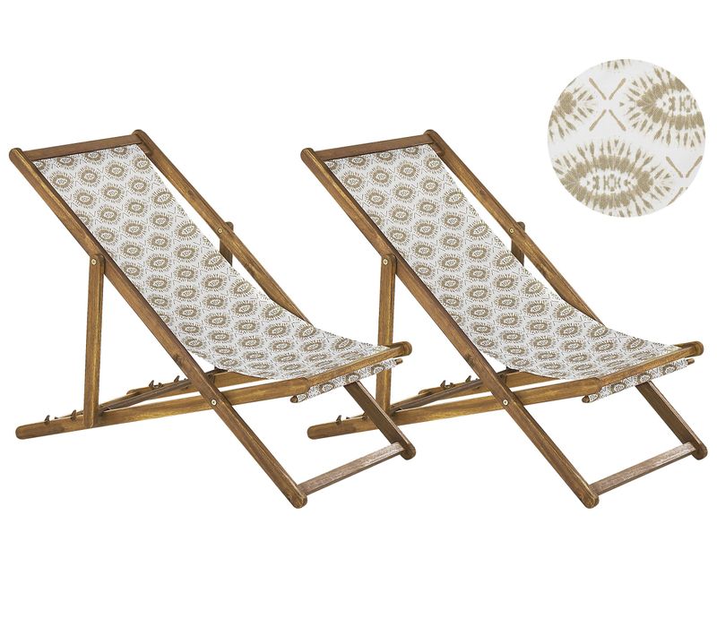 Chaise Longue Bois Bois Clair Anzio