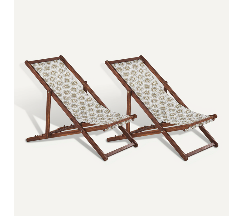 Chaise Longue Bois Bois Foncé Anzio
