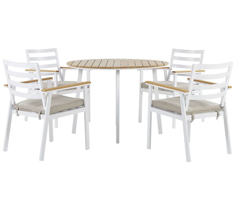 Set De Salle à Manger Matériaux Synthétiques Beige Cavoli