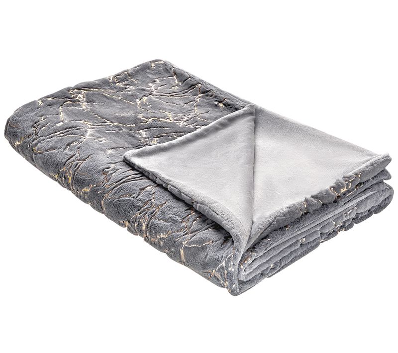 Couverture Godavari 130 X 180 Cm Gris