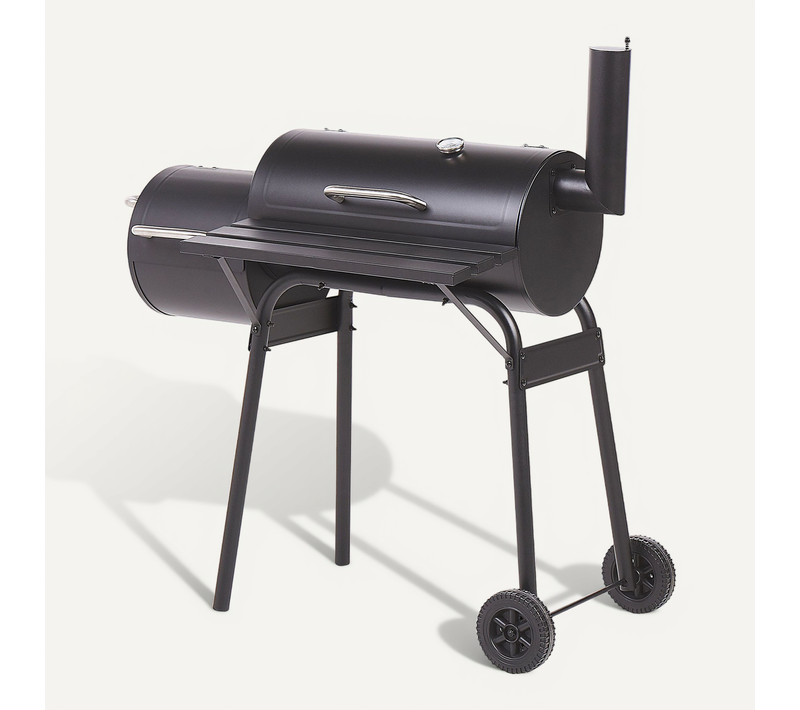 Barbeque Fumoir Au Charbon De Bois Noir Katla