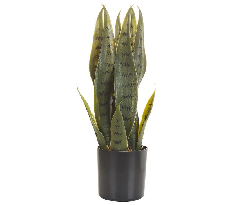 Plante En Pot Artificielle 40 Cm Snake Plant