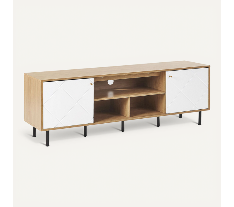 Meuble TV Blanc Palmer
