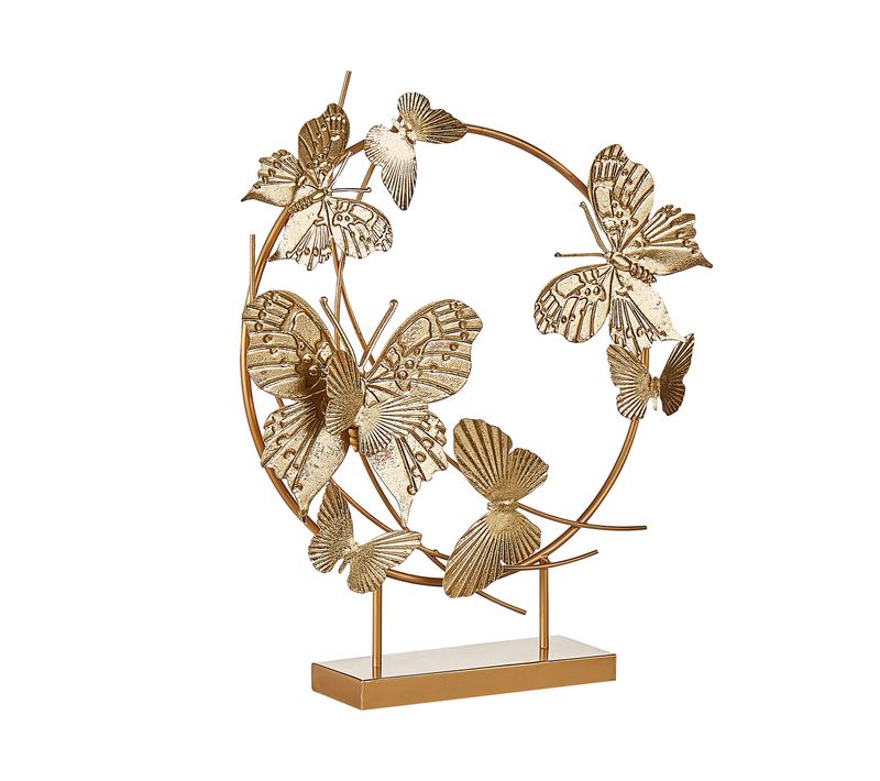 Figurine Décorative De Papillons, Dorée Beryllium