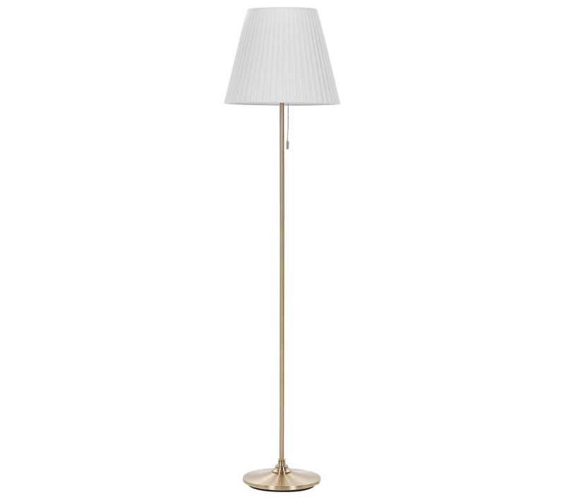 Lampadaire Cuivré Et Blanc En Métal Torysa
