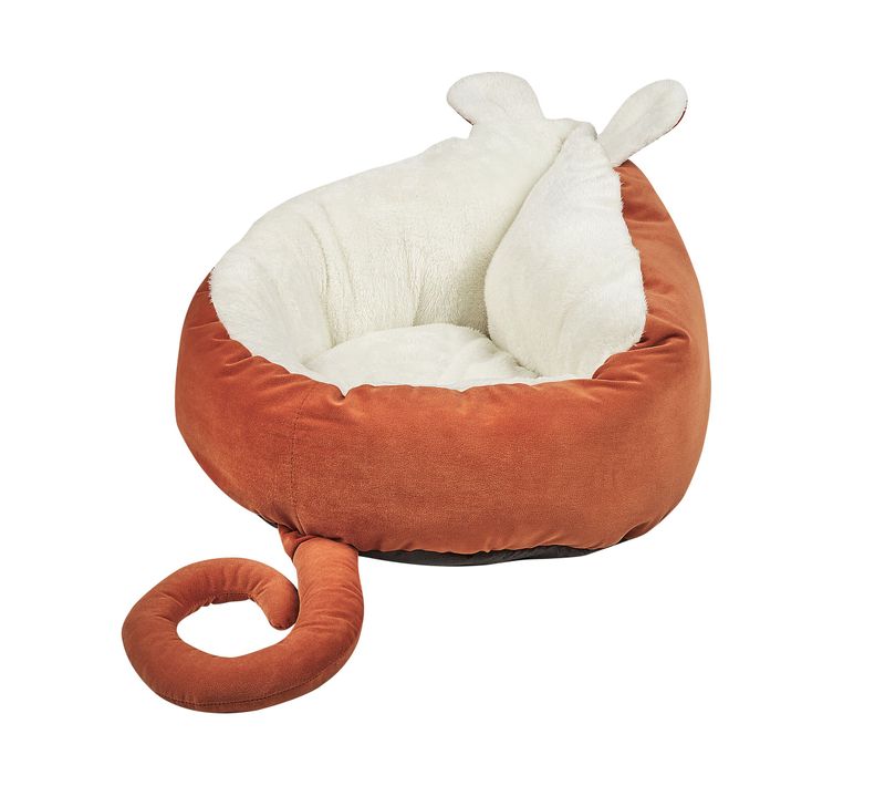 Lit Pour Animal 50 X 45 Cm Orange Hassa