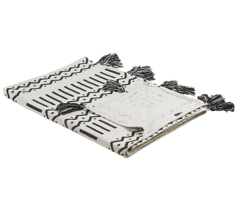 Couverture Unnao Coton 130 X 180 Cm Blanc