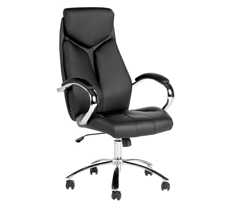 Chaise De Bureau Cuir Pu Noir Formula