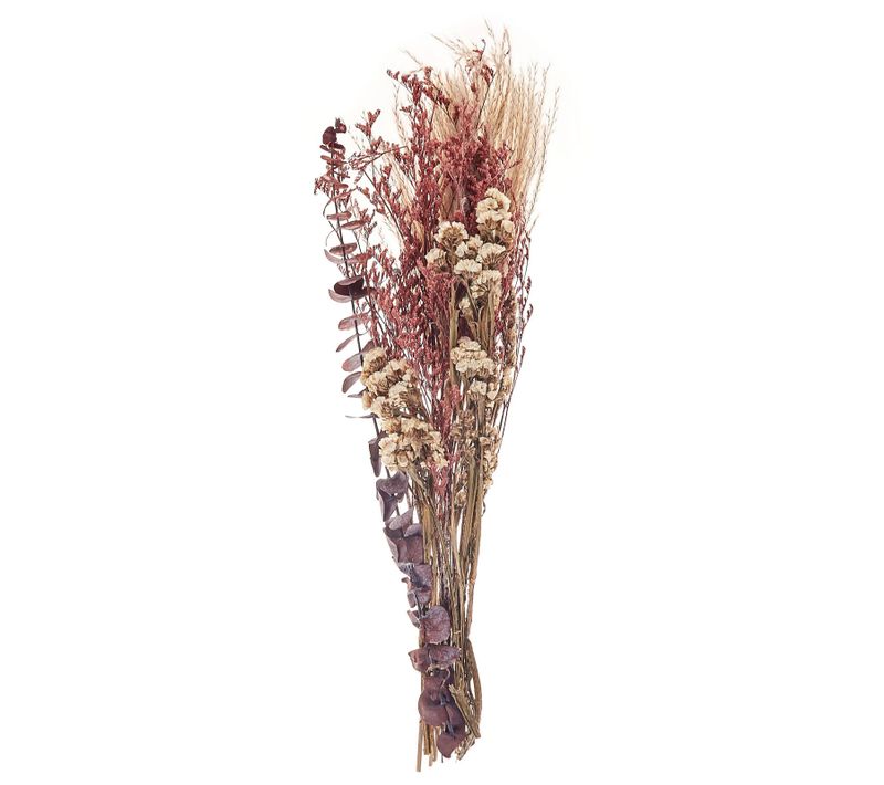 Bouquet De Fleurs Séchées 55 Cm Rose Araba