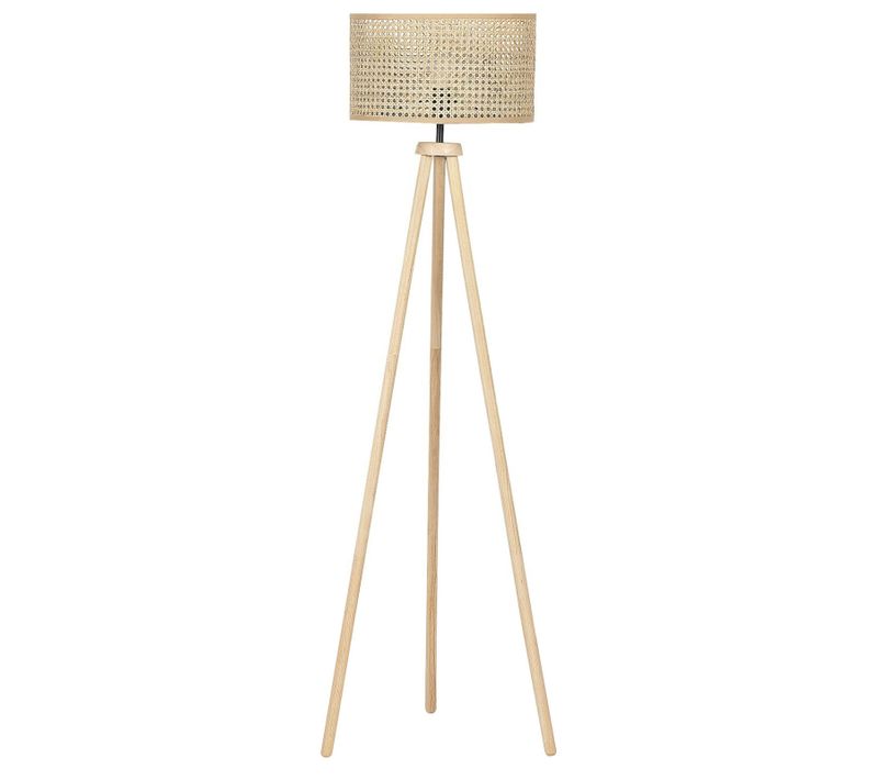 Lampadaire En Rotin Naturel Penton