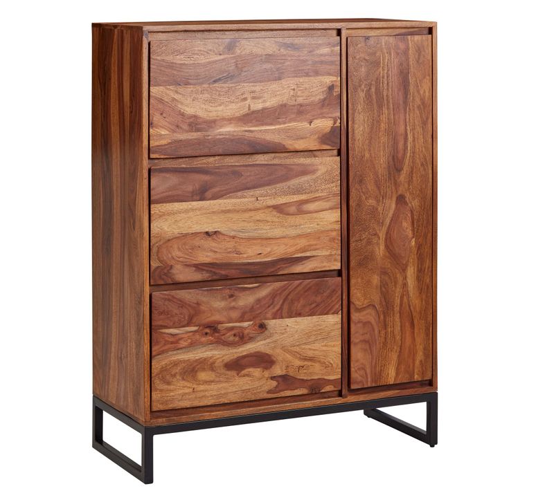 Meuble à Chaussures Bois Massif 120 Cm Rangement Meuble De Entrée