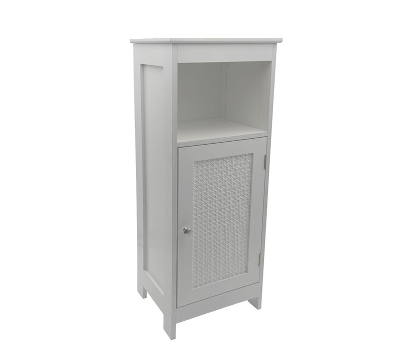 Étagère Sur Pied Blanche, Étagère De Niche, Rangement, Petite Armoire, Commode