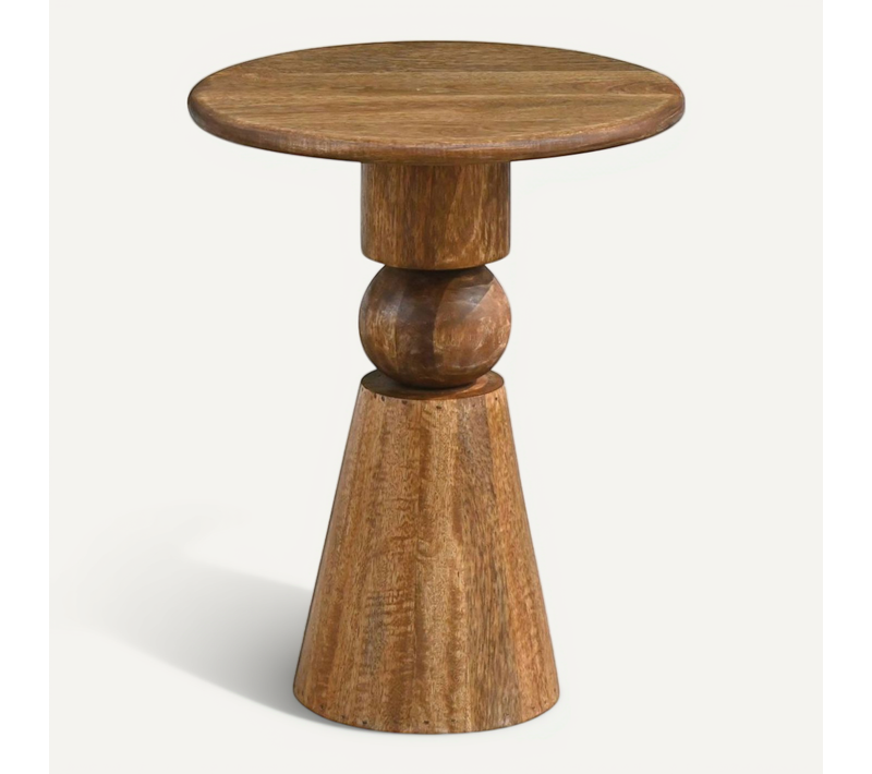 Table D'appoint Bois Massif 35cm Table Basse Table De Salon Table Déco Ronde