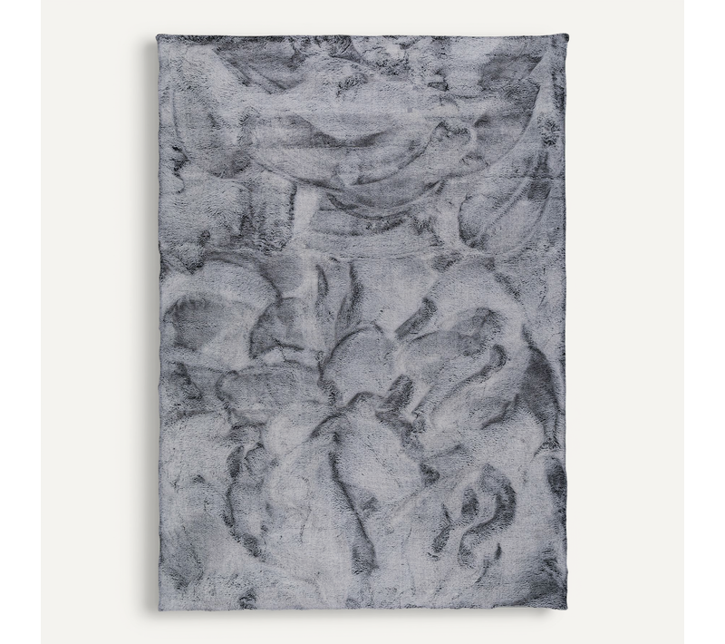 Tapis En Fourrure Plush 160x230cm Gris