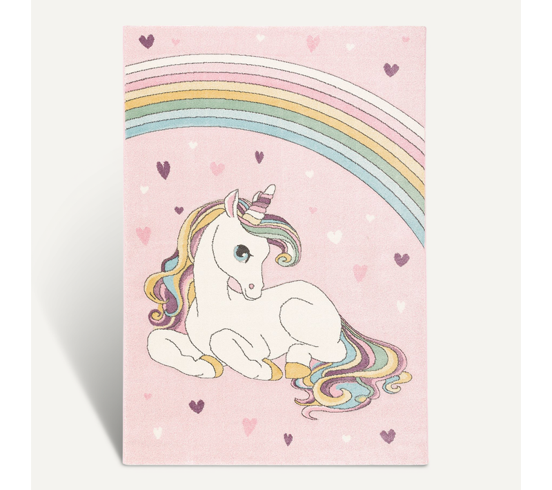 Tapis Maui Kids Pour Enfants Licorne Pastel 200x290cm