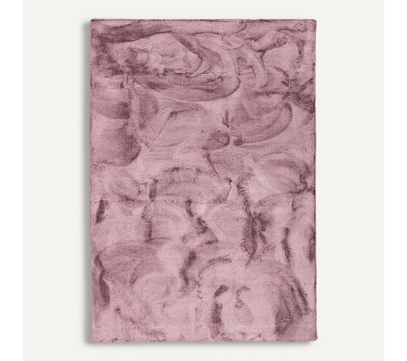 Tapis En Fourrure Plush 160x230cm Violet