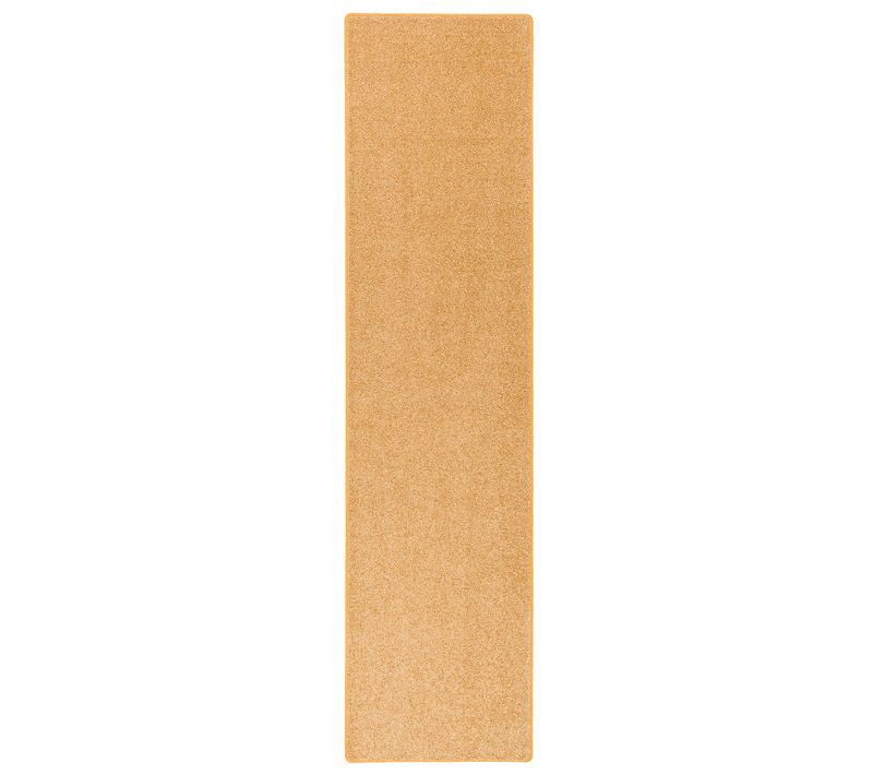 Tapis à Poils Longs Couloir Cottage 80x200cm Jaune