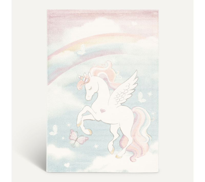 Tapis Maui Kids Pour Enfants Pastel Licorne 120x170cm