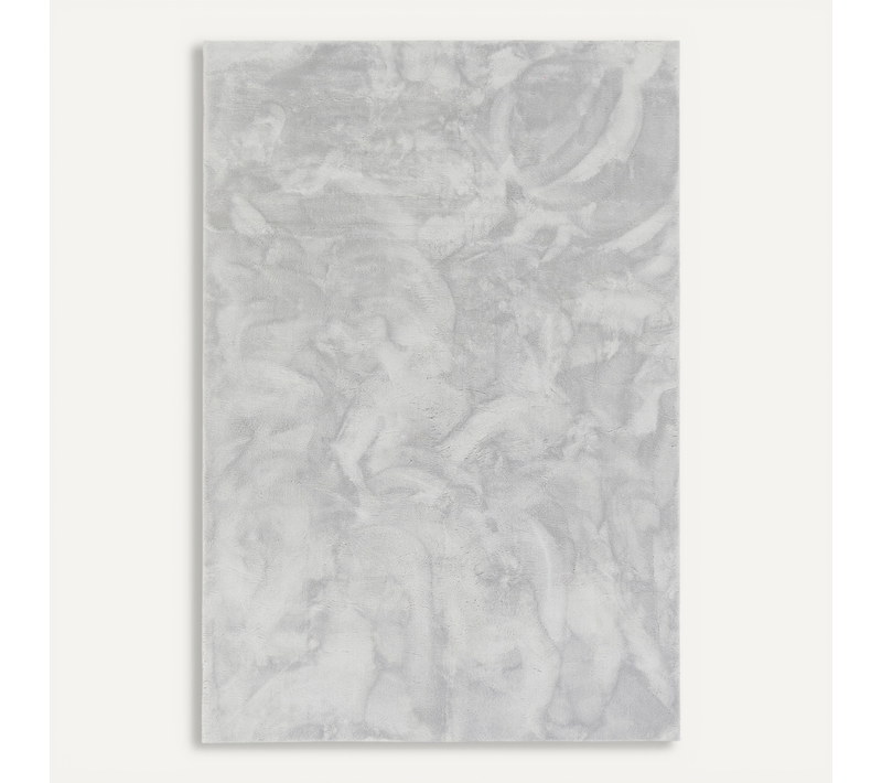 Tapis En Fourrure Pearl 160x230cm Gris