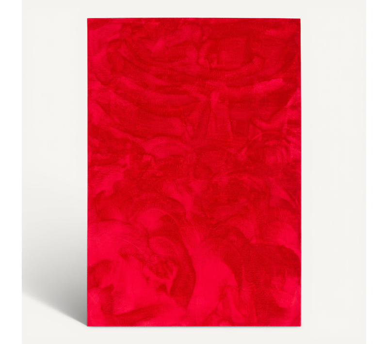 Tapis En Fourrure Pearl 160x230cm Rouge